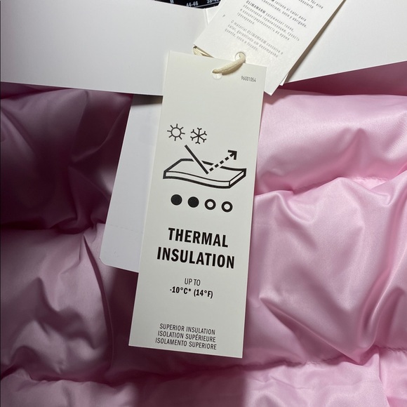 Adidas Women Pink CLIMAWARM Synthetic Down Jacket Sz Med NWT - Picture 10 of 12